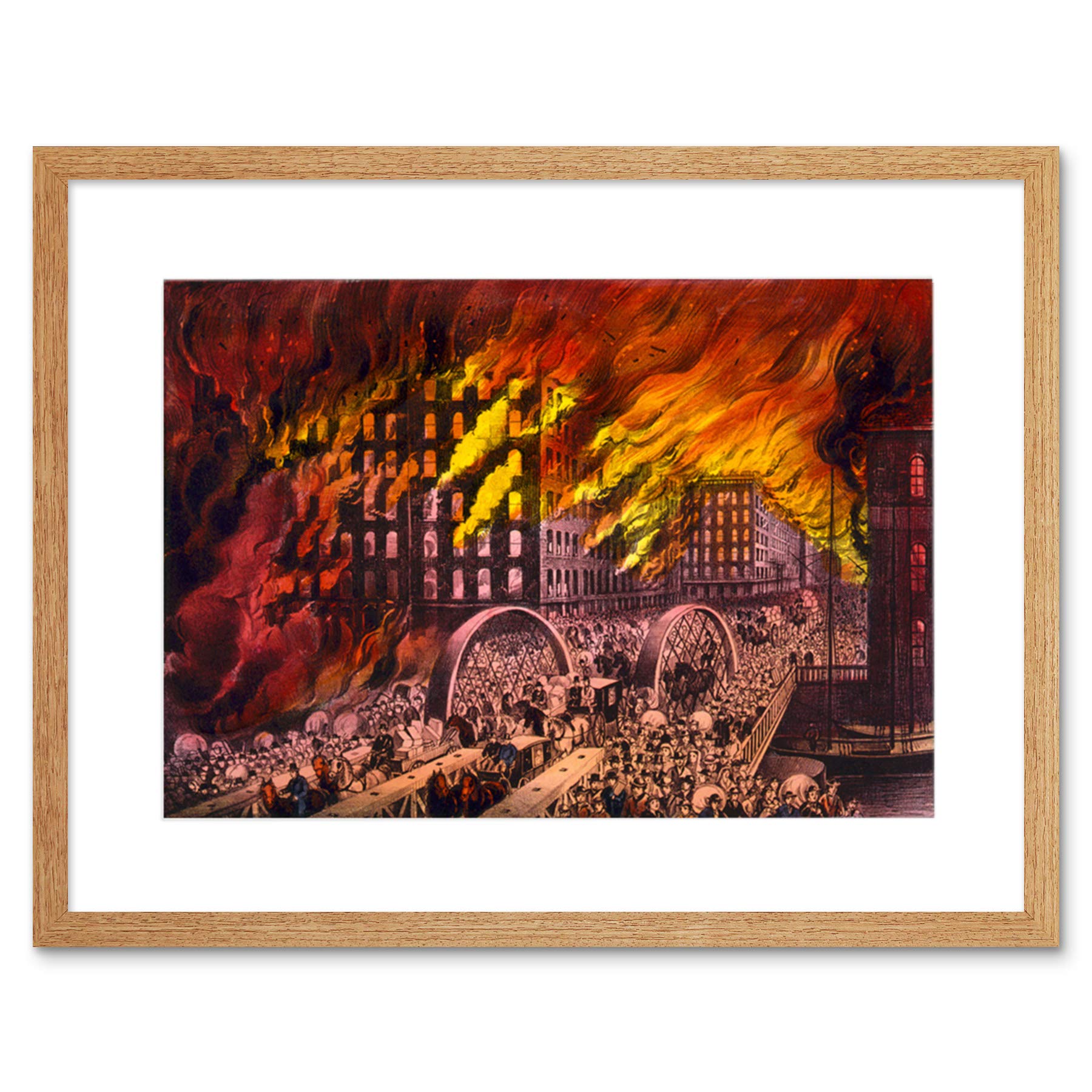 絵画  PARTY FIRE Fox Fires on New Year's Eve at the Garme - Ando oder Utagawa